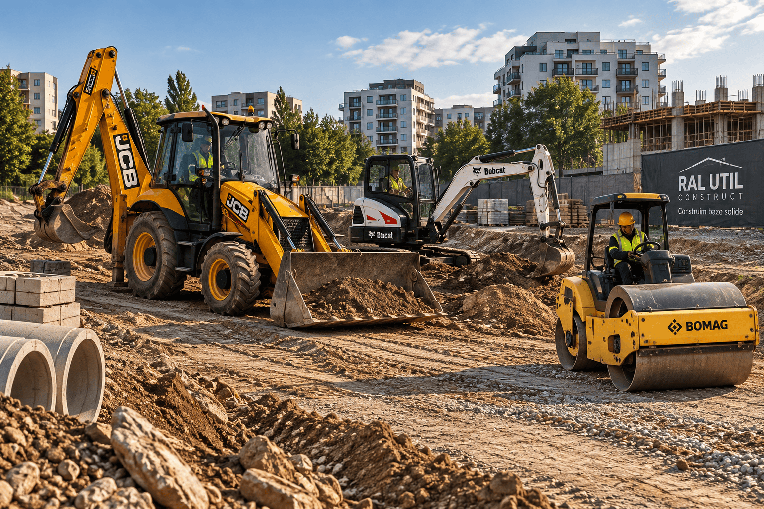 Închirieri utilaje București: ce utilaj alegi pentru fiecare lucrare